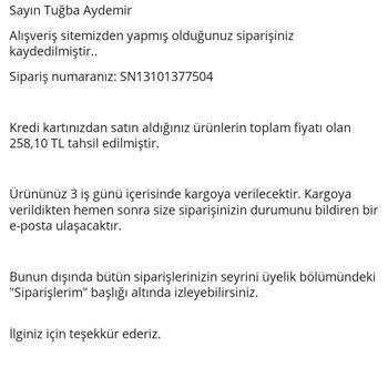 İsem Kitap Ürün Teslim Etmiyor