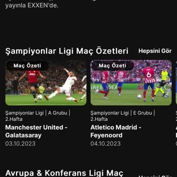 Exxen Üyelik Paket İşlemleri