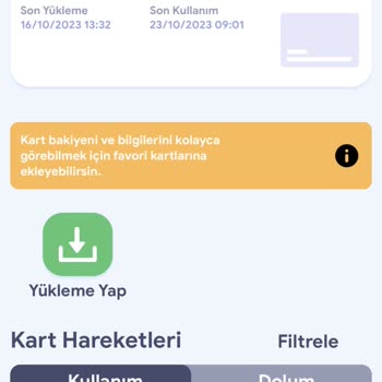 Kentkart Bakiye Yüklenmiyor