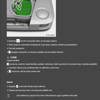 Skoda Anahtar Pil Sorunu (Skoda Pişmanlıktır)