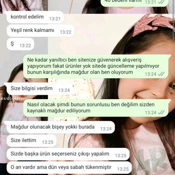 Pifa Moda & Butik (Instagram) Ürün Varken Yok Dendi Ve Paramı İade Etmiyorlar