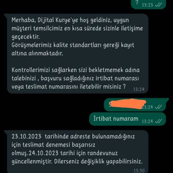Dijital Kurye Saçma Hizmet Anlayışı