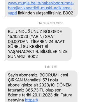 MUSKİ Fazla Su Faturası Çıkarttı Şikayetlerim Görmezden Gelindi
