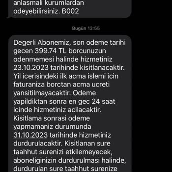DSmart Kullanmadığım Hizmete Para Talep Edildi Hizmeti Kısıtladılar