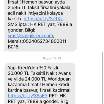 Hangi Kredi Mesaj