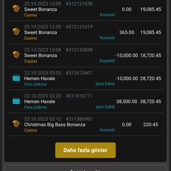 Casivava137 Bakiyem Sıfıra Düşmüş