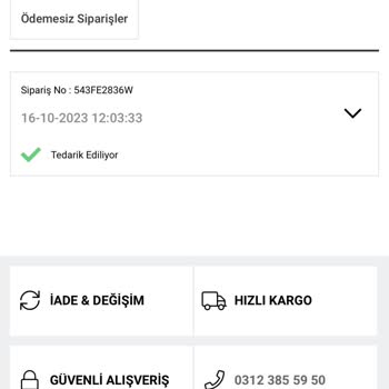 Benim Hocam Sayfasından Siparişim Gelmedi
