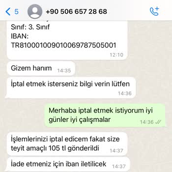 Papara Destek Yurdu Para Havale İsteği