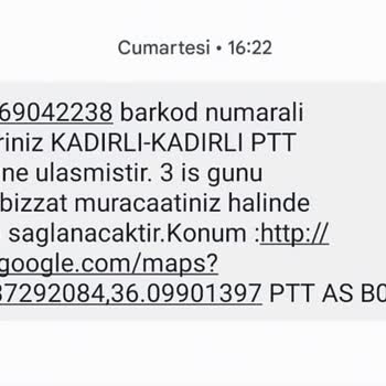 PTT Kargo Adrese Teslim Edilmeyen Kargolar