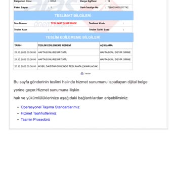 Aras Kargo Kargomu Dağıtıma Çıkarmıyor