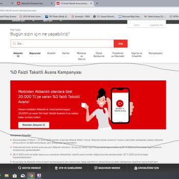 Akbank Taksitli Nakit Avans Reklamı