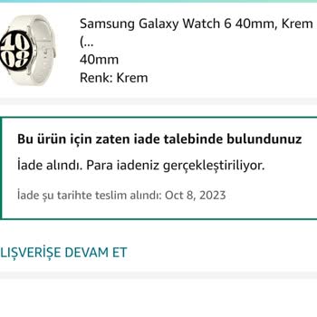 Amazon Para İadesi Reddi