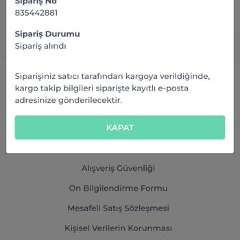 Shinyforce Kargom Hâlâ Gelmedi