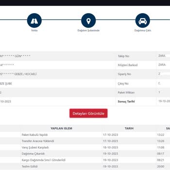 Zara & Kargoist: Kargo Teslim Edildi Gözüküyor