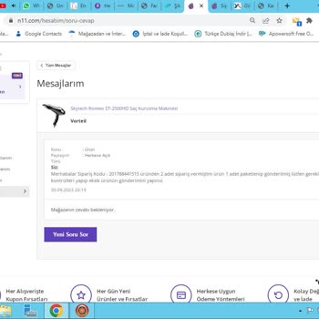 N11 Eksik Gelen Ürünü Video İle Belgelediğim Halde Kabul Etmiyor