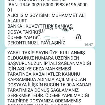 Kaya Ajans Başvurunuzun İptali İle İlgili Mahkeme Duyurusu