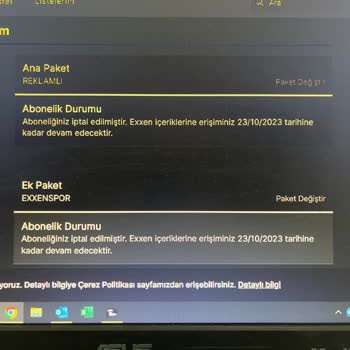 Exxen Ücret İadesi Yapılmıyor