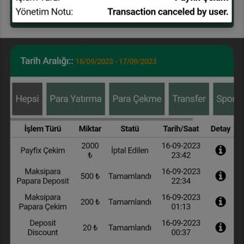 Betpark Çekim Talebi Yatırmadıkları Para