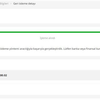 Yapı Kredi Bankası Online Alışveriş İptali Sonrası Ücreti Karta Aktarmıyor