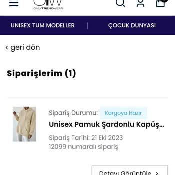 Only Trend Wear Kargo Ve İletişim Sıkıntısı