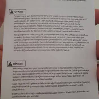 BİM Termos Isı Kaybı