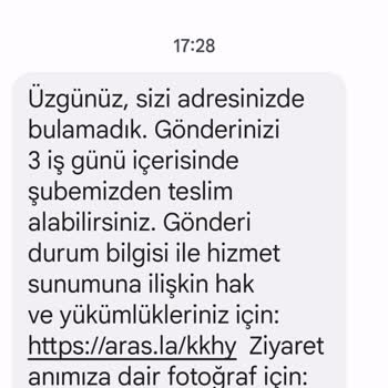 Aras Kargo Bıktım Sizden