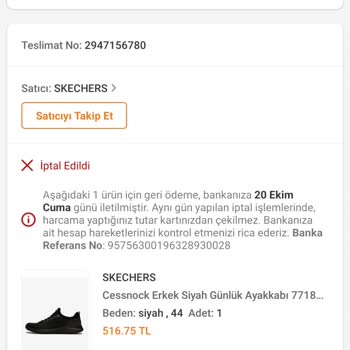 Carrefour SA Sebep Belirtmeden Sipariş İptali