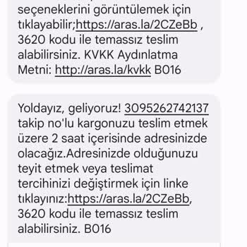 Aras Kargo Zamanında Teslim Edilmeyen Kargo