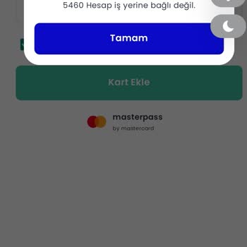 Uygulama Hatası Kart Ekleyemiyorum Chippin Uygulamasında
