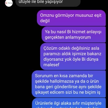 Fatma Kılıç Butik Hatalı Ürün Gönderdiler Değişim Veya İade Yapılmadı