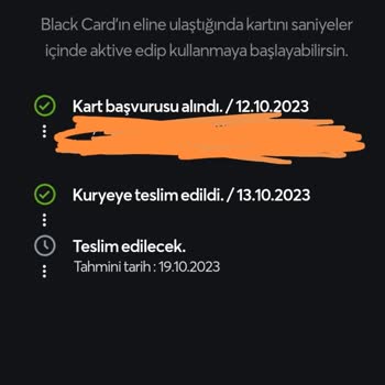Papara Kartım Teslim Edilmedi