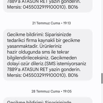 Atasun Optik Soyulan Gözlük Camı Değişimi İptal Edilmesi