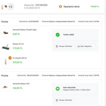 Koçtaş Gönderilmeyen Ürün Ve Daha Fazla Para Vermem.
