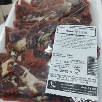 Köfteci Yusuf Pastırma Üretim Hatalı