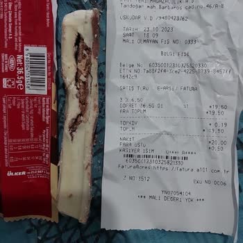 Ülker Aldığım Dido Çikolata Bozuk Çıktı