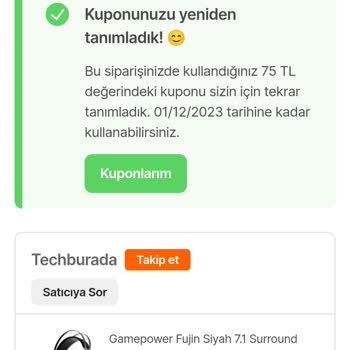 Hepsiburada İle Alakalı Merhaba75 Kuponu Sorunum
