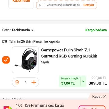 Hepsiburada İle Alakalı Merhaba75 Kuponu Sorunum