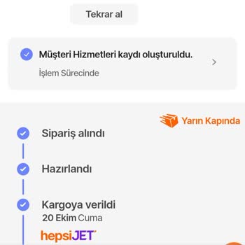 Hepsijet Hepsiburada "Yarın Kapında" Yalanı 3 Gün Oldu Kargom Yok