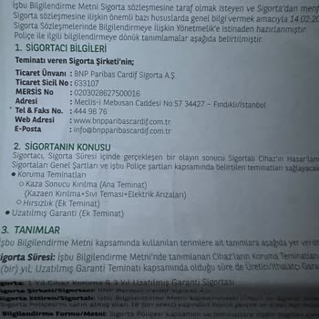 BNP Paribas Sigorta İnsanları Mağdur Ediyor