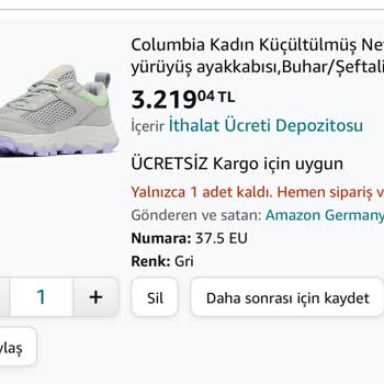 Amazon Stokta Olan Ürüne Yok Dedi