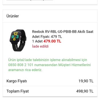 A101 Tarafından Asla İade Yapılmaması!