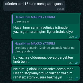 Mg Trade (Makro Yatırım) İlgisizliği