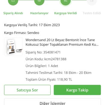 Sendeo Geciken Ve Teslim Edilemeyen Kargo