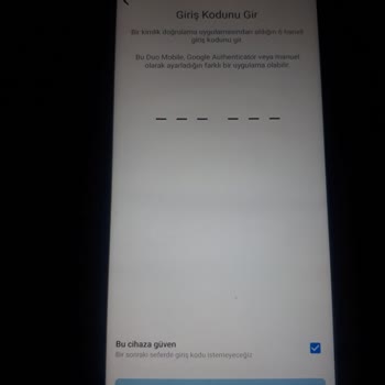 Duo Mobile Kod Gelmiyor, Devre Dışı Bırakıldı Diyor