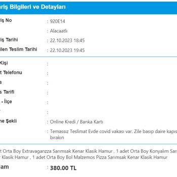 Domino's Pizza Klasik Hamura Fark Alıyor Yapmıyor Farkı İade Etmiyor