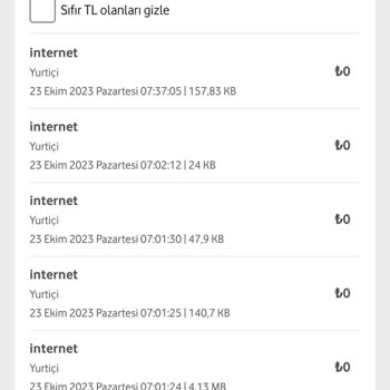 Vodafone Aşım Ücreti Sorunu