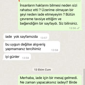 Busradogramaci İade Ödemesini Yapmıyor