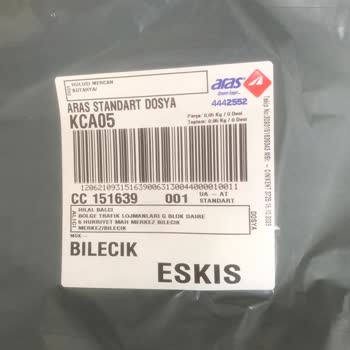 Aras Kargo Şubesi Hakkında Şikayet
