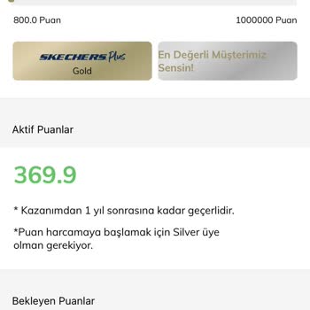 Skechers Plus Puan Silinmesi