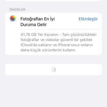 iPhone 11 Hafıza Sorunu